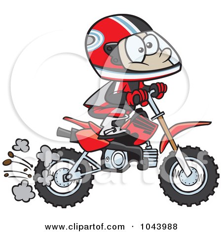 Star Wars on Cartoon Boy Riding A Dirt Bike Posters  Art Prints By Ron Leishman