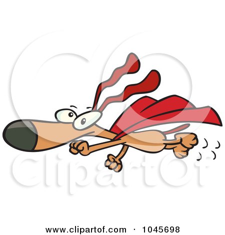 Cartoon Dog Flying