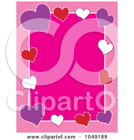 Clip Art Borders Hearts. Royalty-free clipart picture