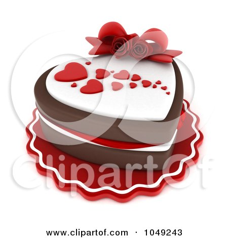 clipart hearts and roses. Fondant Hearts And Roses