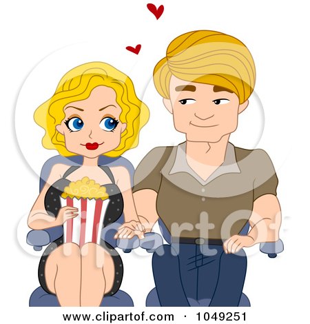 Adult Couples on Adult Valentine Couple With Popcorn At The Movies By Bnp Design Studio