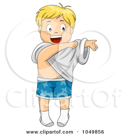 Cartoonizephoto on Of A Happy Cartoon Boy Getting Dressed By Bnp Design Studio  1049856