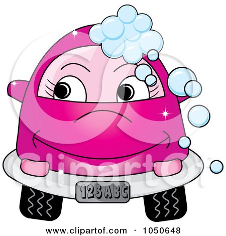  Walls on Happy Pink Car With Soap Bubbles Posters  Art Prints By Pams Clipart