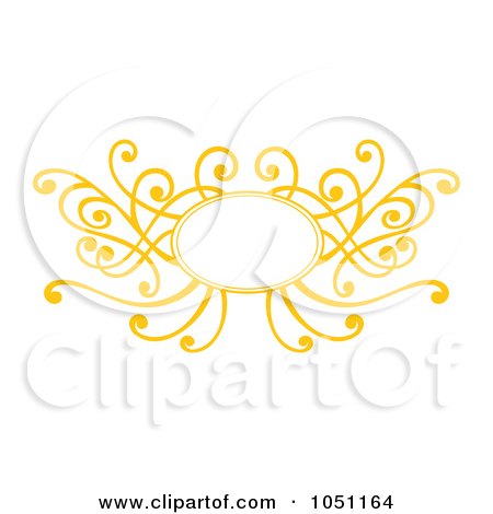 Royalty Free Vector Images on Royalty Free Vector Clip Art Illustration Of A Decorative Yellow Swirl