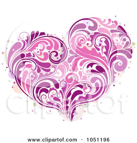 Royalty Free Vector Clip  on Royalty Free Vector Clip Art Illustration Of A Purple And Pink Vine