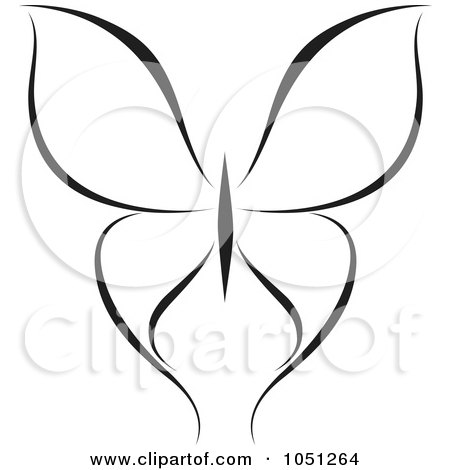 White Butterfly Logo 15