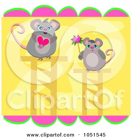 mice clip art. Royalty-Free Vector Clip Art