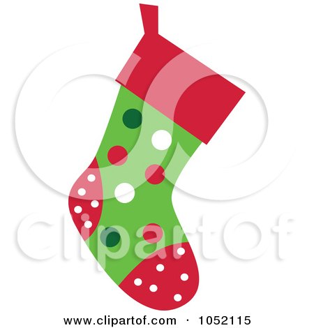 Holiday Clip  Free on Royalty Free Vector Clip Art Illustration Of A Christmas Stocking By