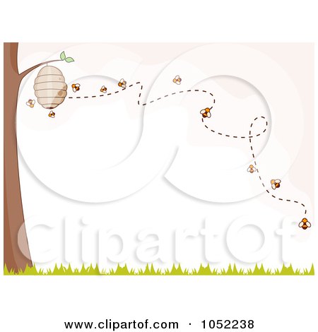 Logo Design Hive on Of Bees Buzzing Around A Hive On A Tree By Bnp Design Studio