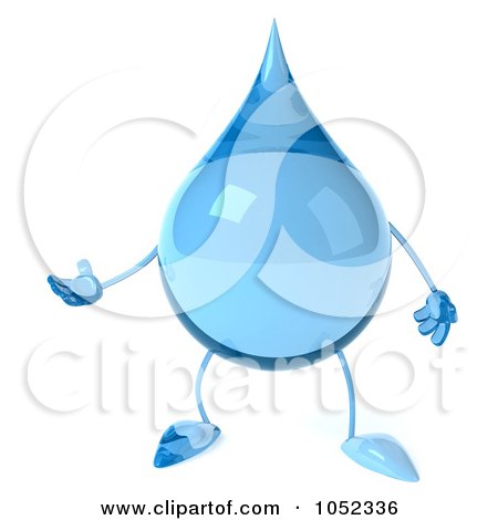 water drop 3d