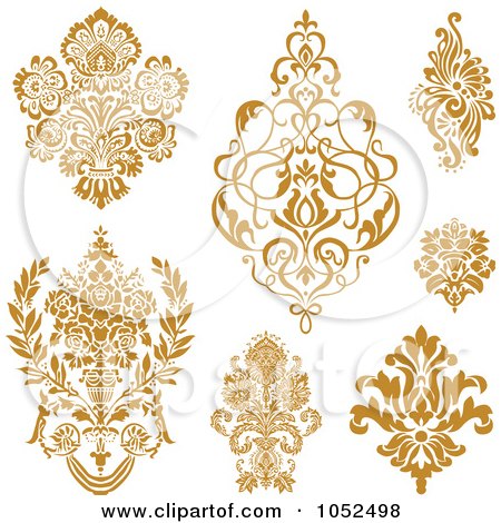 Graphic Design Free Software on Royalty Free Vector Clip Art Illustration Of A Digital Collage Of Gold