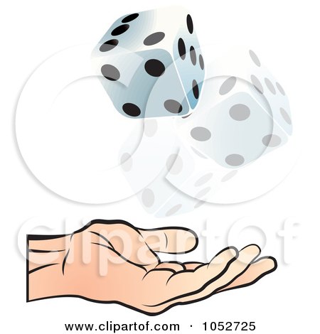 Hand Vector Free on Royalty Free Vector Clip Art Illustration Of A Hand Tossing Dice By