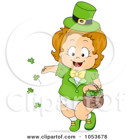 Leprechaun Coloring Pages on Royalty Free Vector Clip Art Illustration Of A Cute Leprechaun Toddler