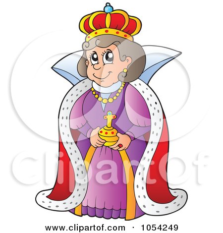 Artistic Design Tattoo on Royalty Free Vector Clip Art Illustration Of A Queen By Visekart