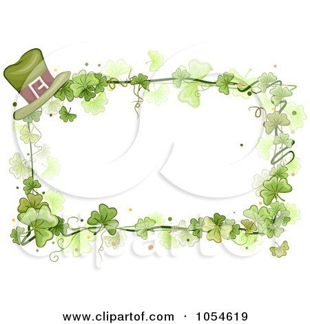 Free Vector Background Images on Royalty Free Vector Clip Art Illustration Of A St Patricks Day