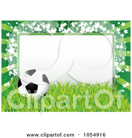 Free Vector Images  Commercial  on Royalty Free Vector Clip Art Illustration Of A Soccer Ball  Grass And