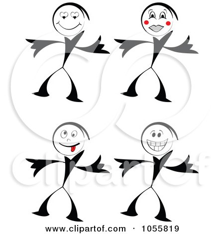 funny people clipart. Royalty-Free Vector Clip Art