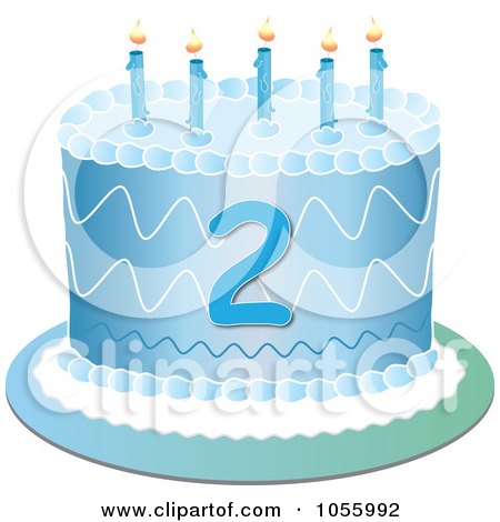 Clip  Birthday Cake on Royalty Free  Rf  Second Birthday Clipart  Illustrations  Vector