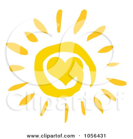 Free Vector Arts on Royalty Free Vector Clip Art Illustration Of A Yellow Spiral And Heart