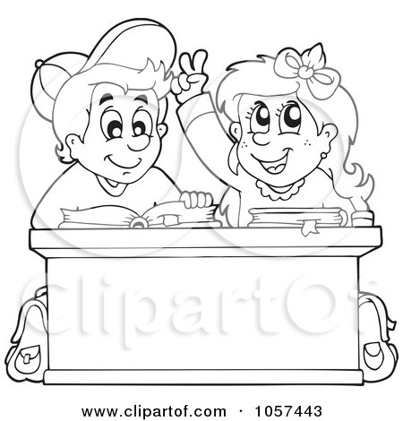 Free Vector on Royalty Free Vector Clip Art Illustration Of A Coloring Page Outline