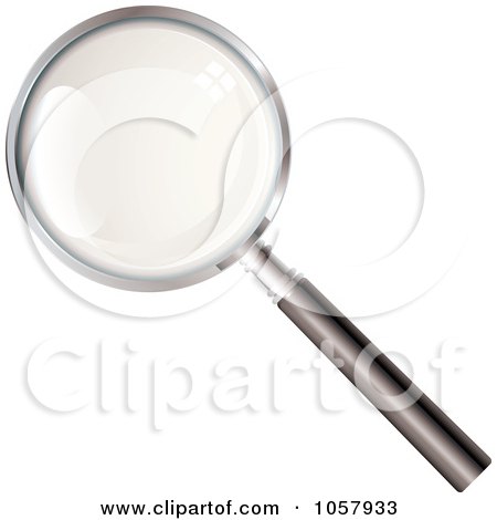 Vector  Free on Royalty Free Vector Clip Art Illustration Of A 3d Magnifying Glass By