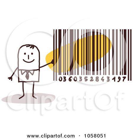 free barcode vector. Royalty-Free (RF) Bar Code