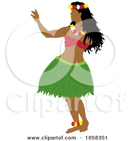 Royalty Free Stock Images on Images Of Royalty Free Vector Clip Art Illustration Of A Hawaiian Hula