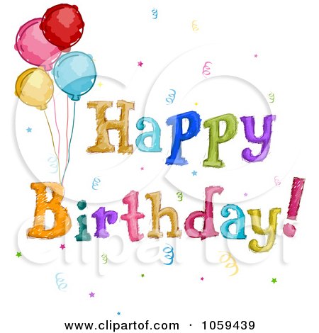 Free Vector  Heart on Royalty Free Vector Clip Art Illustration Of Sketched Happy Birthday