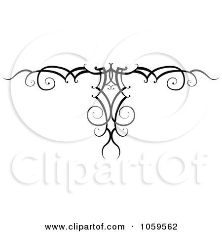 Free Vector  Swirls on Royalty Free Vector Clip Art Illustration Of A Black And White Swirl