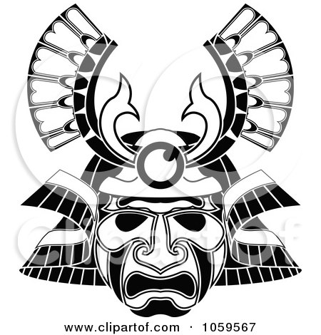 tribal mask draw