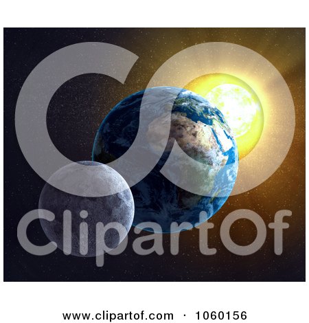 clip art sun and moon. Royalty-Free CGI Clip Art