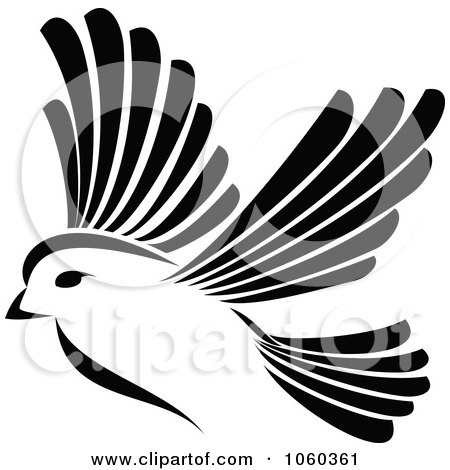 Logo Design Love on Illustration Of A Black And White Bird Logo   2 By Seamartini Graphics