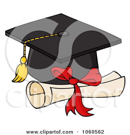 Royalty Free Vector Clipart on Royalty Free Vector Clip Art Illustration Of A Black Graduation Cap