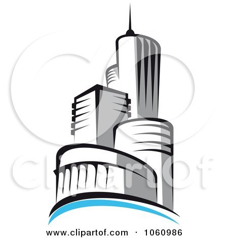 Free Vector Logo Download on Royalty Free Vector Clip Art Illustration Of A Skyscraper Logo   5 By