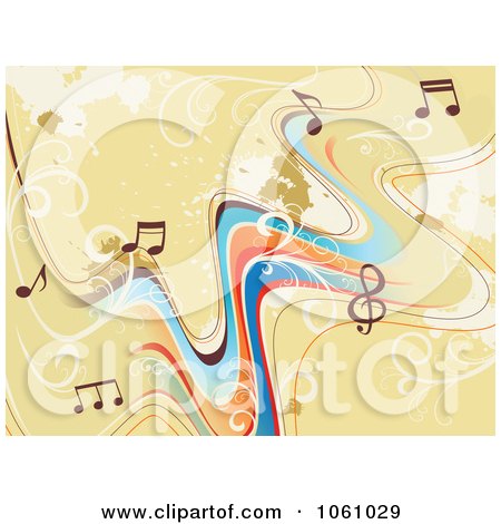 music staff clipart. Royalty-Free Vector Clip Art