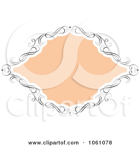 Free Vector Border  on Frame With Ornate Black Swirl Borders   Royalty Free Vector Clip Art