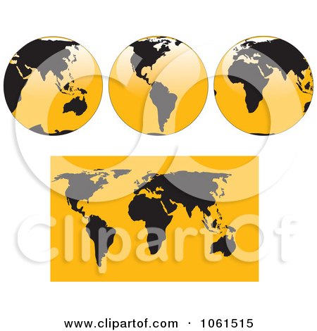 Free Vector World on Royalty Free Vector Clip Art Illustration Of A Digital Collage Of 3d