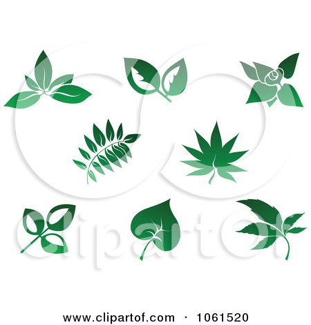 School Graphic Design on Illustration Of A Digital Collage Of Green Leaf Design Elements 3 Jpg