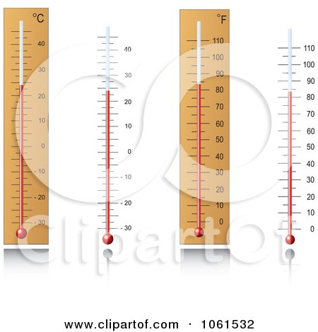 thermometers clip art. Royalty-Free Vector Clip Art