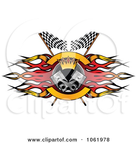 checkered flag banner. Clipart Flame, Flags And