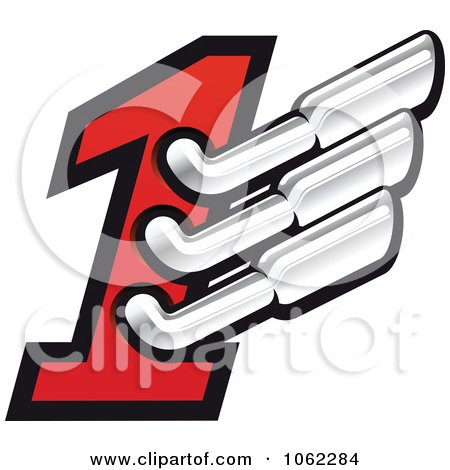  Muffler on Clipart Race Car Trophy Banner 1   Royalty Free Vector Illustration By