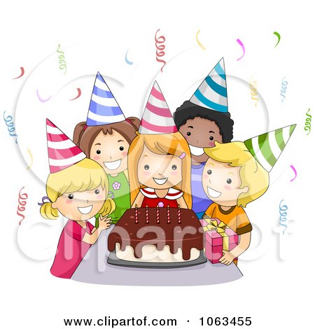 Birthday Cake Clip  on Preview Clipart