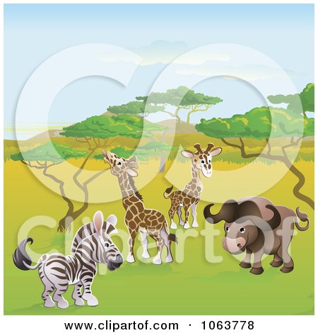 Vector Drawing Software Free on Safari Animals Clip Art Free