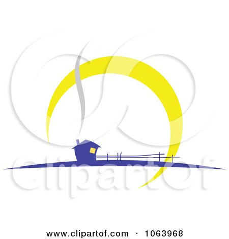 clipart house pictures. Clipart House At Night Logo 1