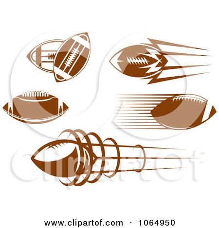 Vector Clip  Free Download on Clipart American Football Icons 2   Royalty Free Vector Illustration