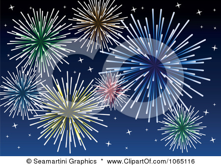 fireworks clipart. Clipart Fireworks - Royalty