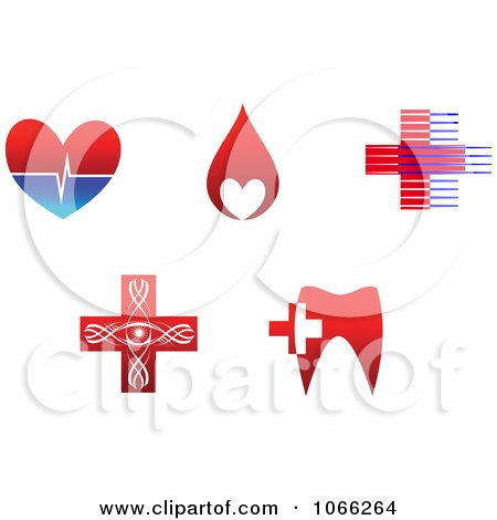Logo Design Software Free on Clipart Dental And Medical Logos   Royalty Free Vector Illustration By