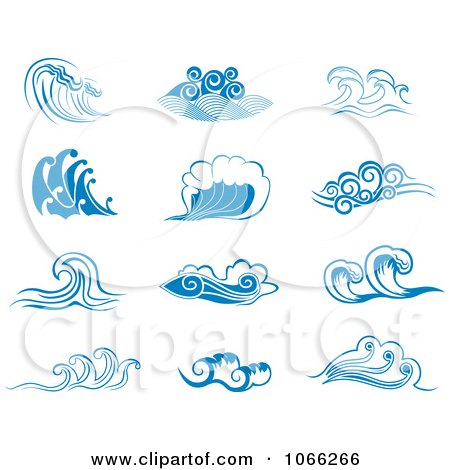 Free Vector Graphic Software on Sea Waves   Royalty Free Vector Illustration By Seamartini Graphics