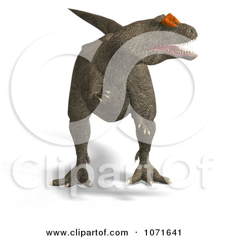 Dinosaur Coloring Sheets on Clipart 3d Allosaurus Dinosaur 11   Royalty Free Cgi Illustration By