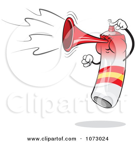 Convert  Vector Free on Clipart Spain Air Horn Blowing